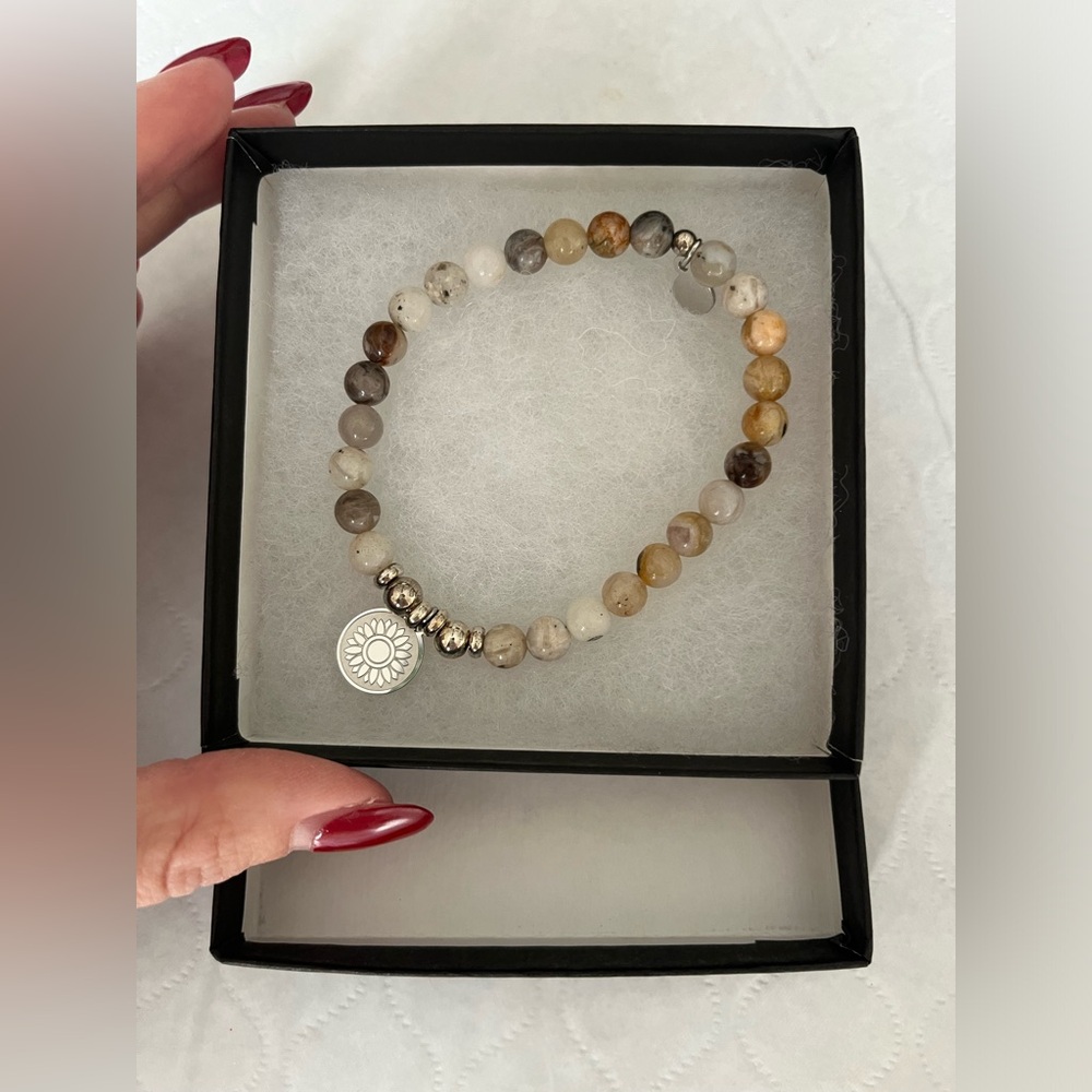 Sunflower Beaded Bracelet